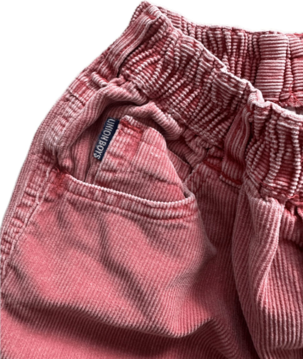 Union boy (vintage) Pants, Pink cord, 6-7