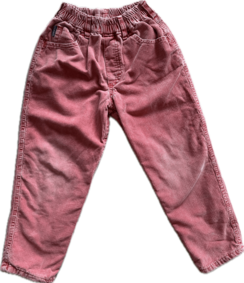 Union boy (vintage) Pants, Pink cord, 6-7