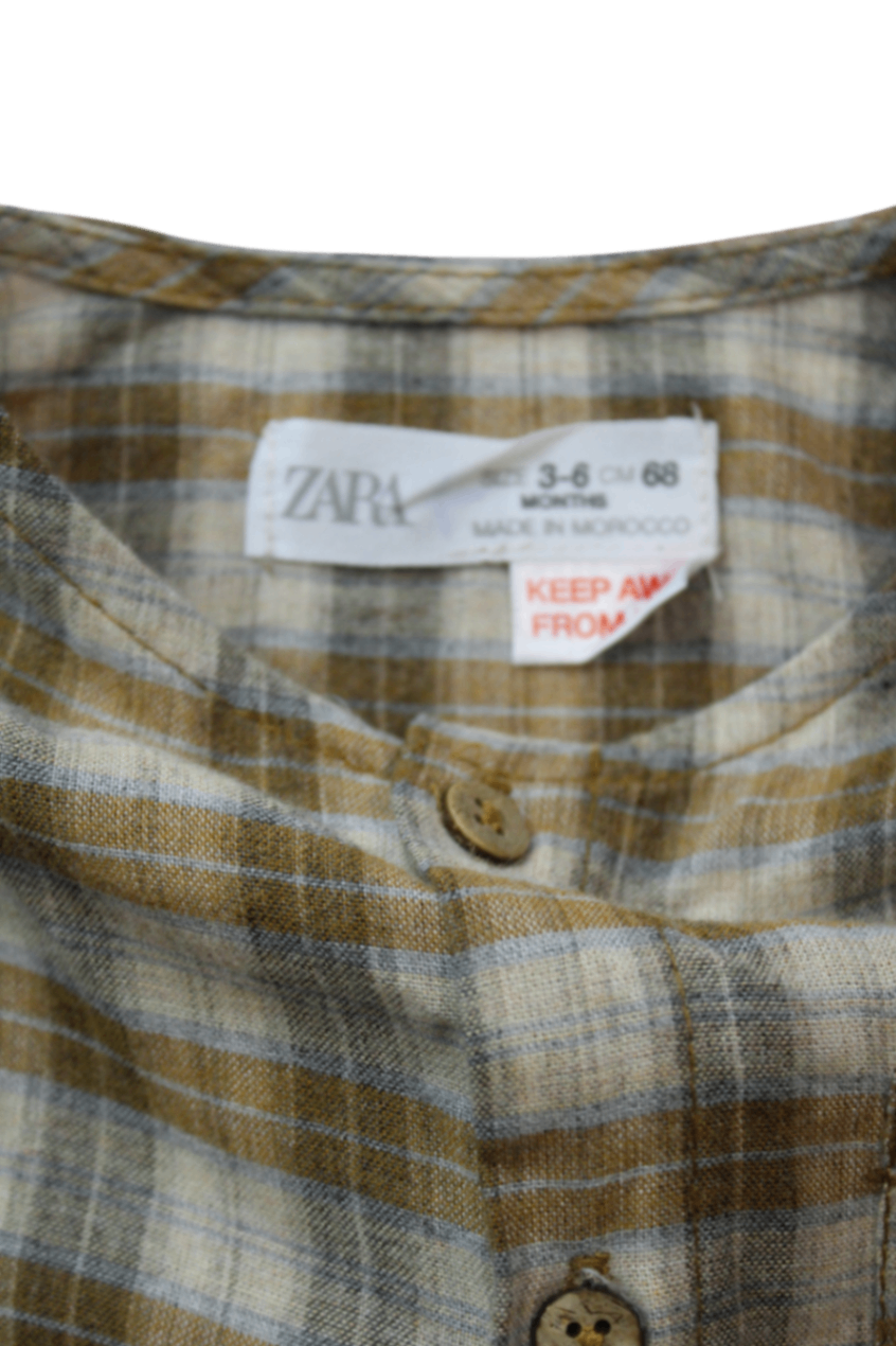 Zara Shirt, Brown, 3-6 months / 68