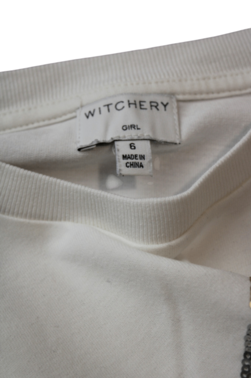 Witchery Top, Cream, 6