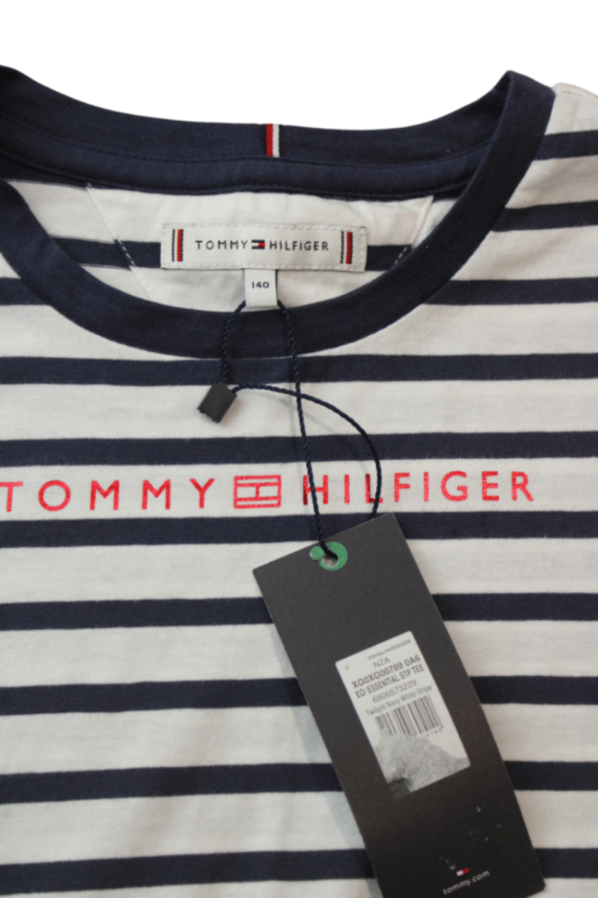 Tommy Hilfiger T-Shirt, White and navy, 140/9-10