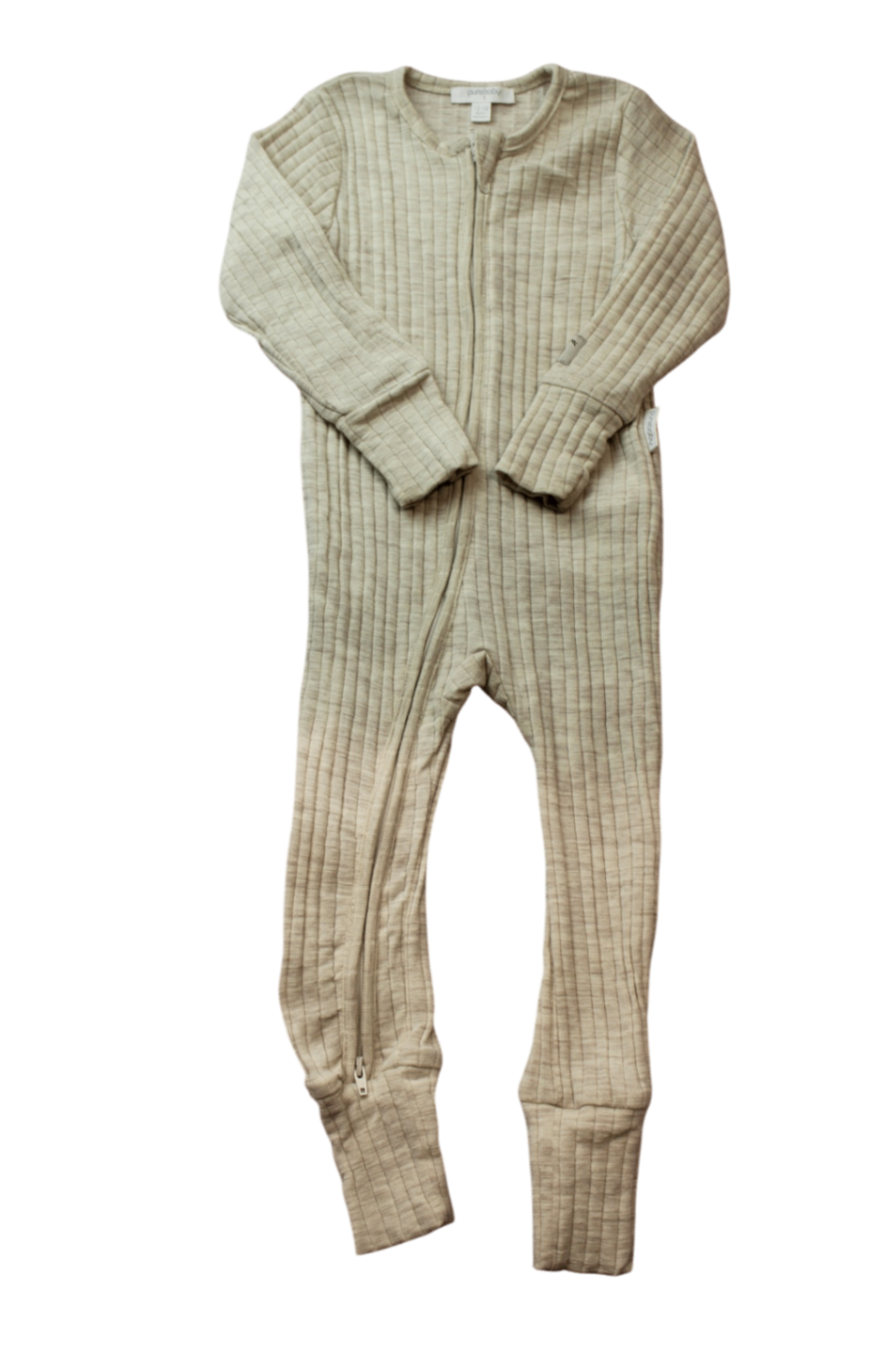 Purebaby Jumpsuit, Beige, 12-18 months
