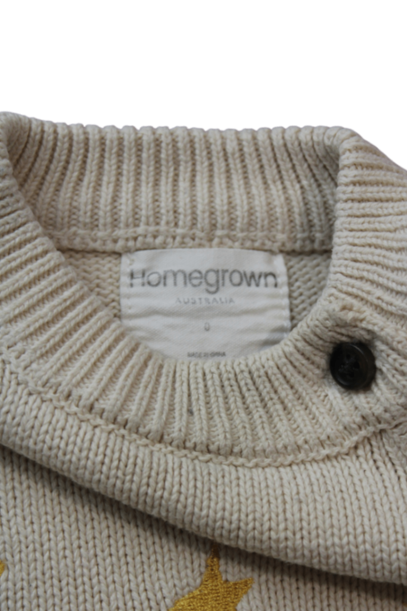 Homegrown Jumper, Cream, 0
