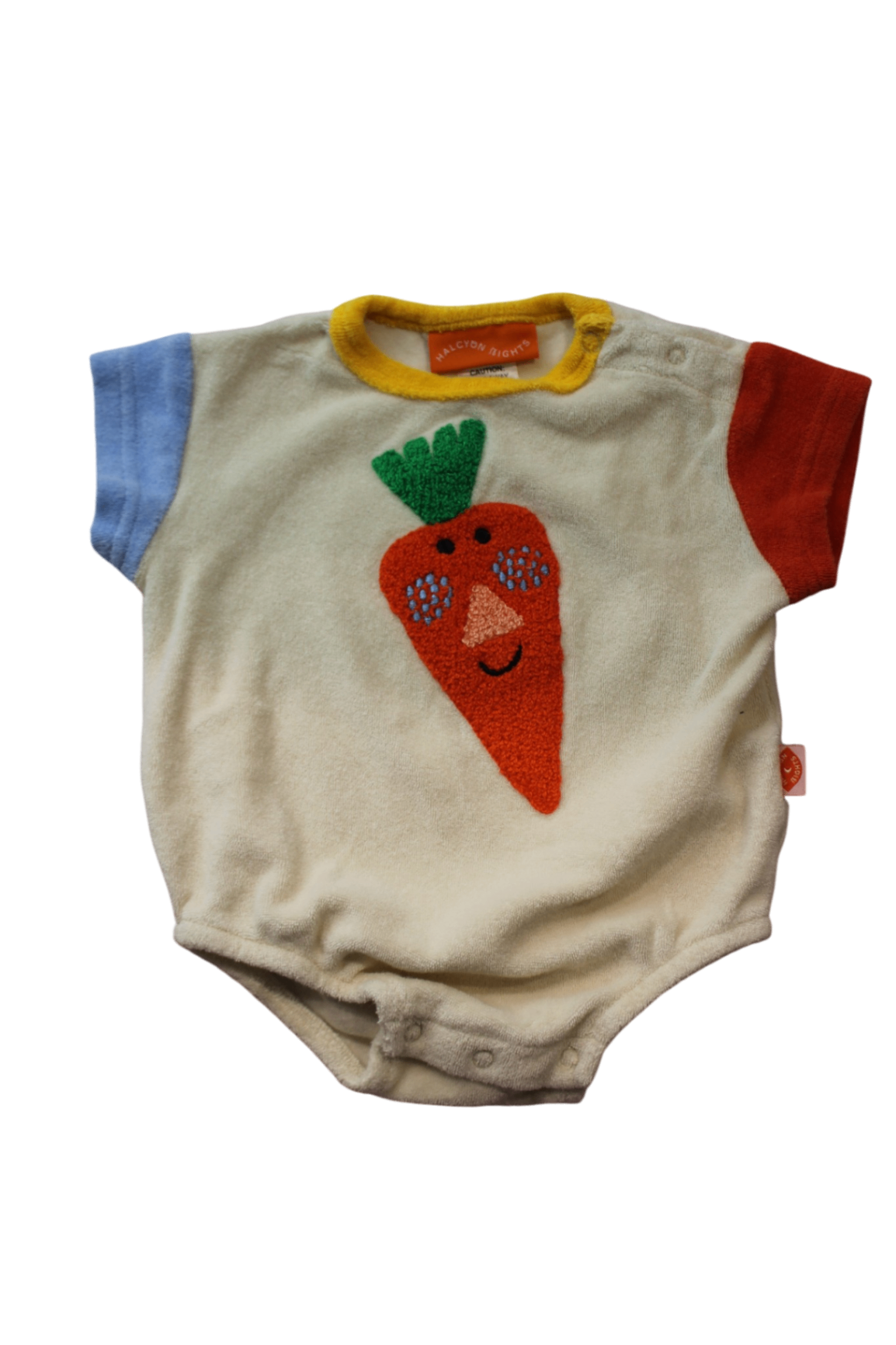 Halcyon Nights Bodysuit, Cream with multicolour accents, 0-3M