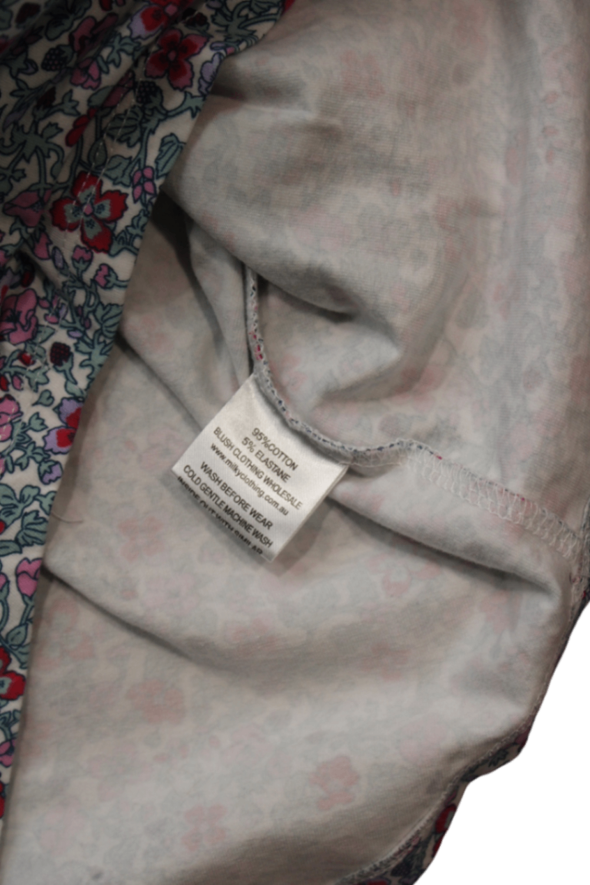 Milky Dress, Cream with multicoloured floral print, 2