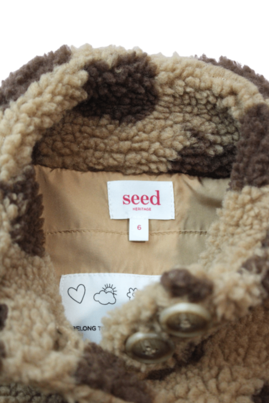 Seed Heritage Jacket, Beige and Brown, 6