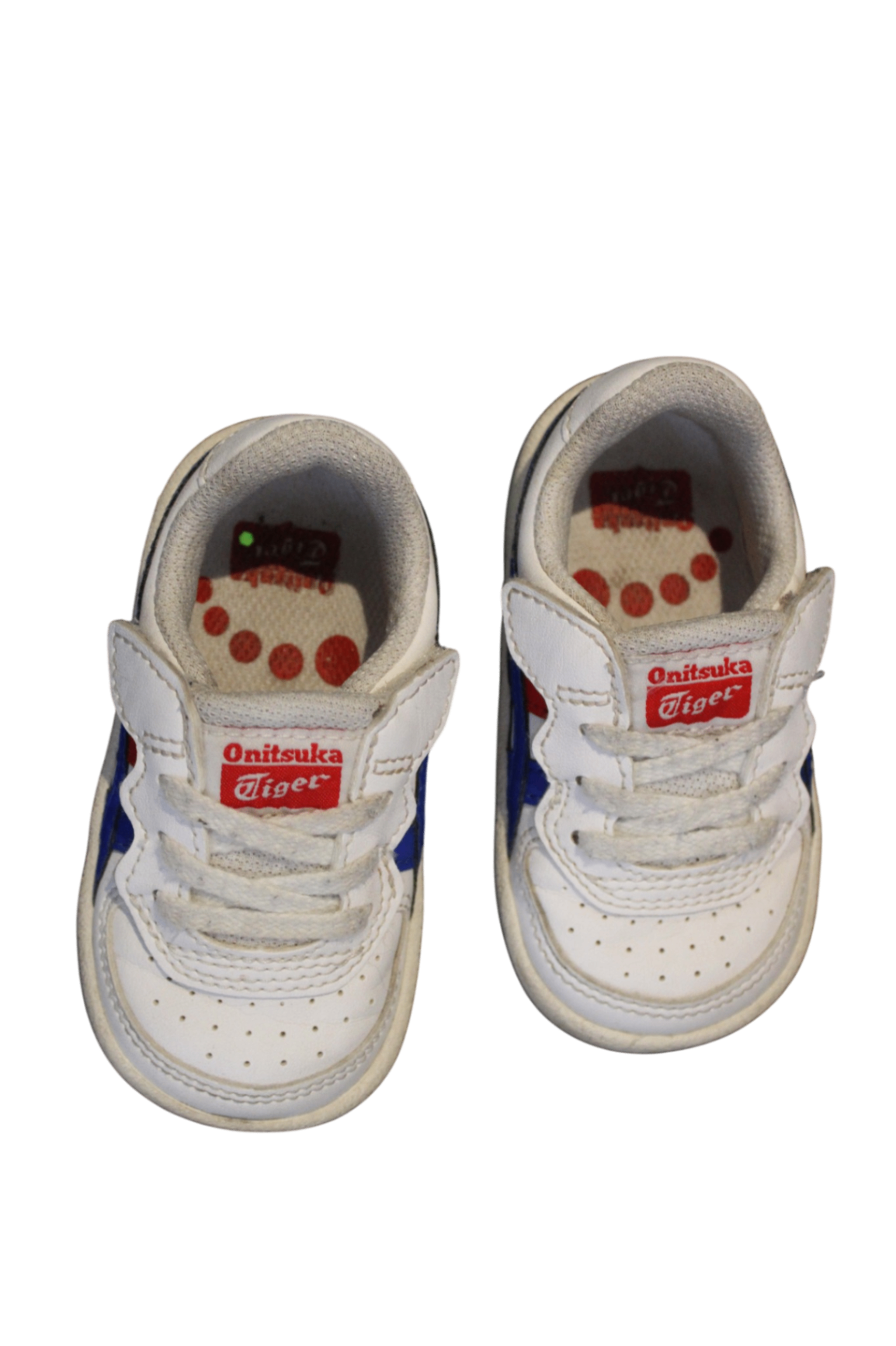 Onitsuka Tiger Shoes, White, blue and red, US 4/19.5