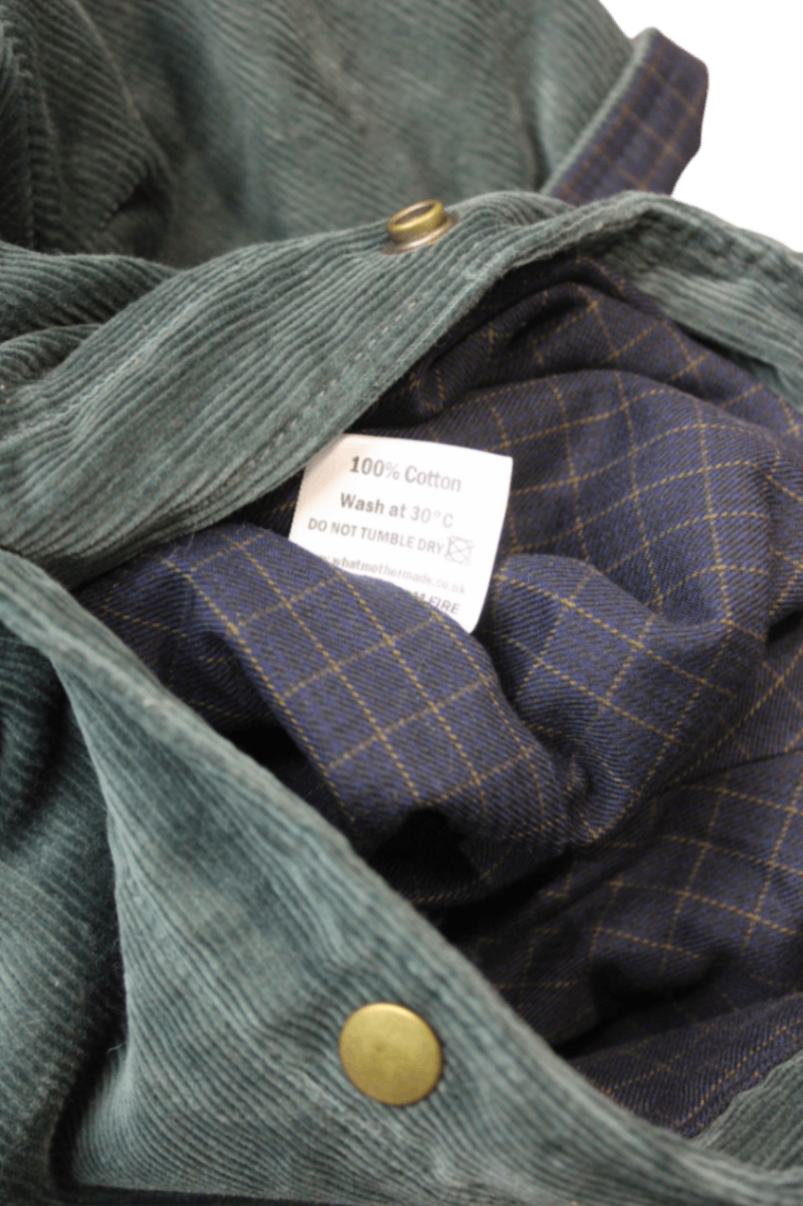 what mother made. Playsuit, Green-grey, 6-12 MTHS