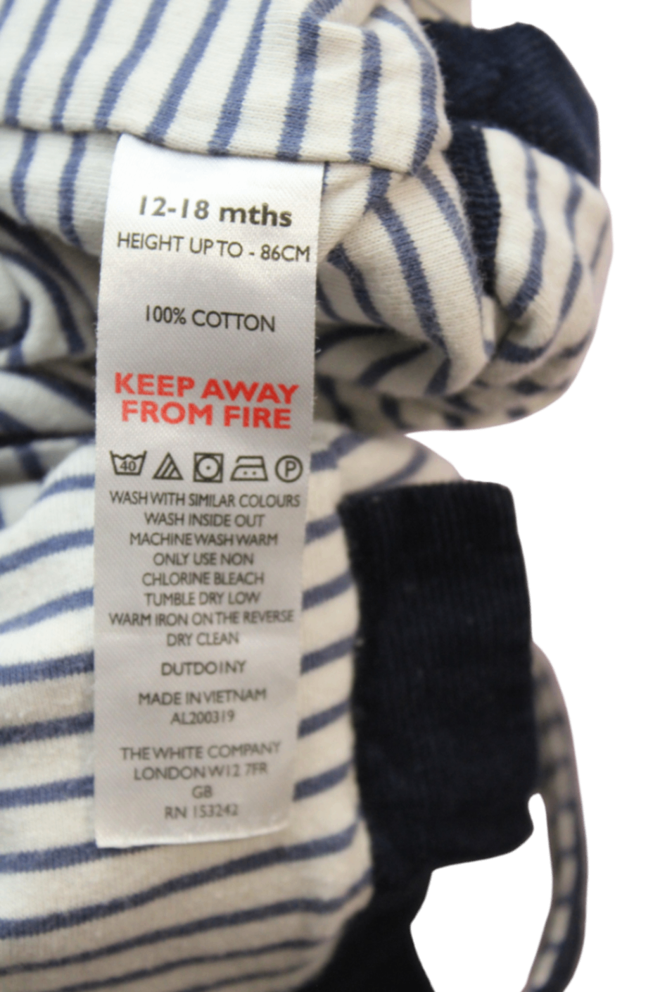 The Little White Company Overalls, Dark blue, 12-18 mths / 86 cm
