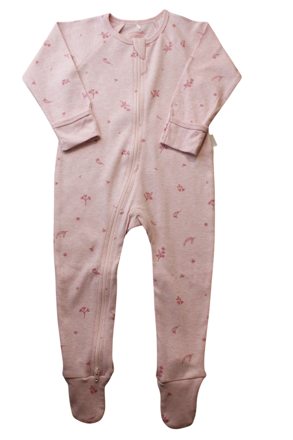Purebaby Jumpsuit, Pink, 0