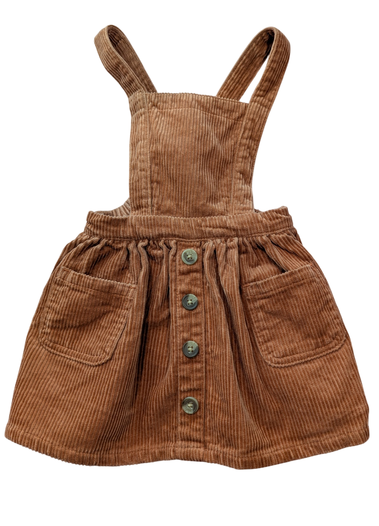 Seed Pinafore Dress, rust orange, 0