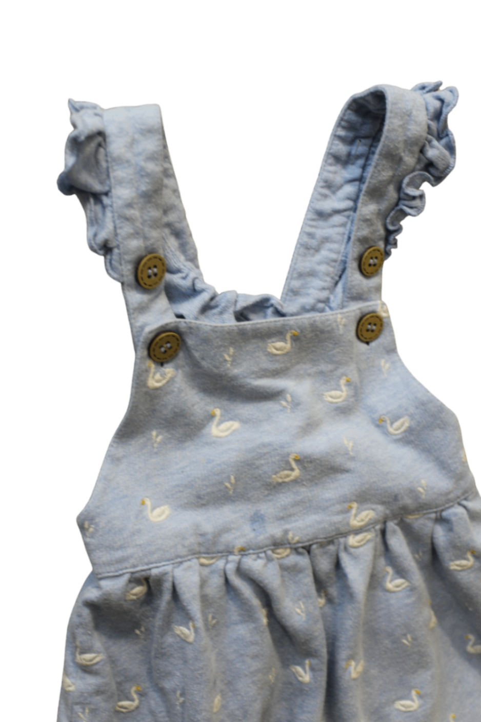 Purebaby Pinafore, Blue, 1
