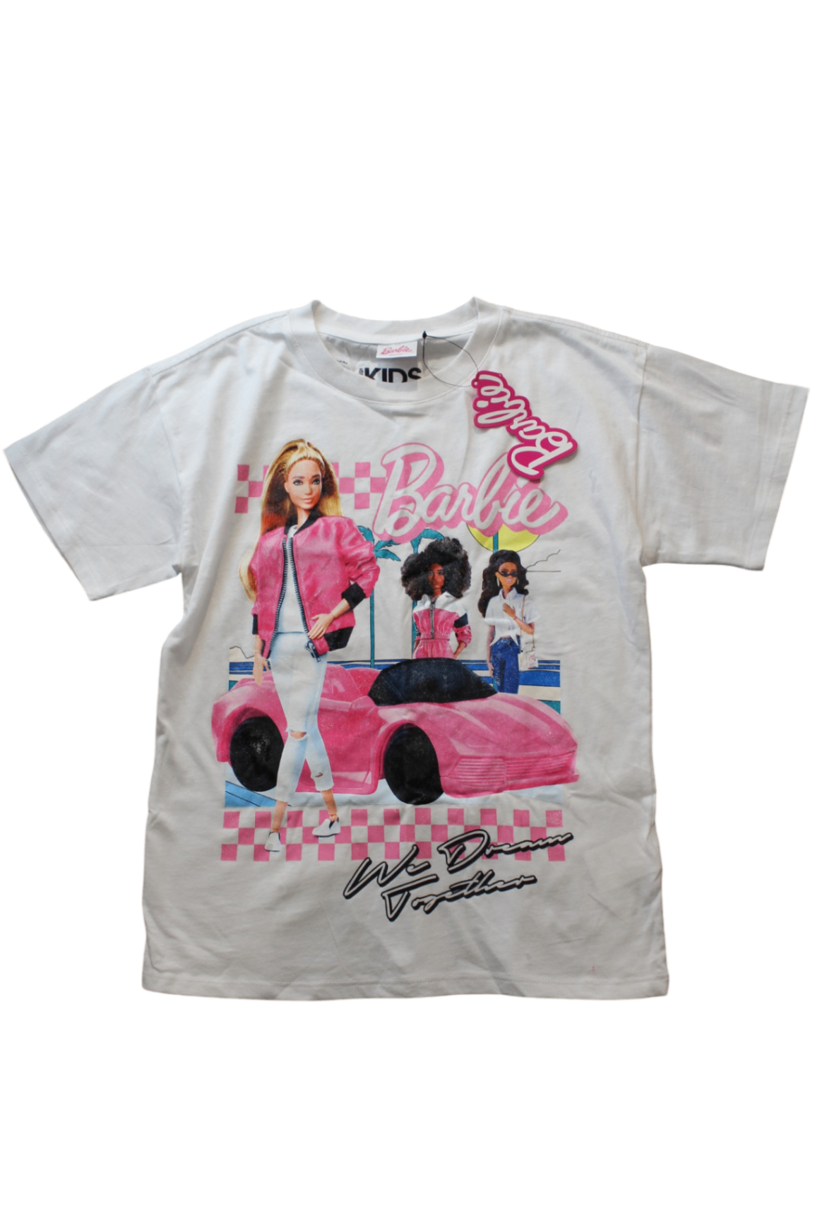 Cotton On x Barbie T-Shirt, White, 9-10