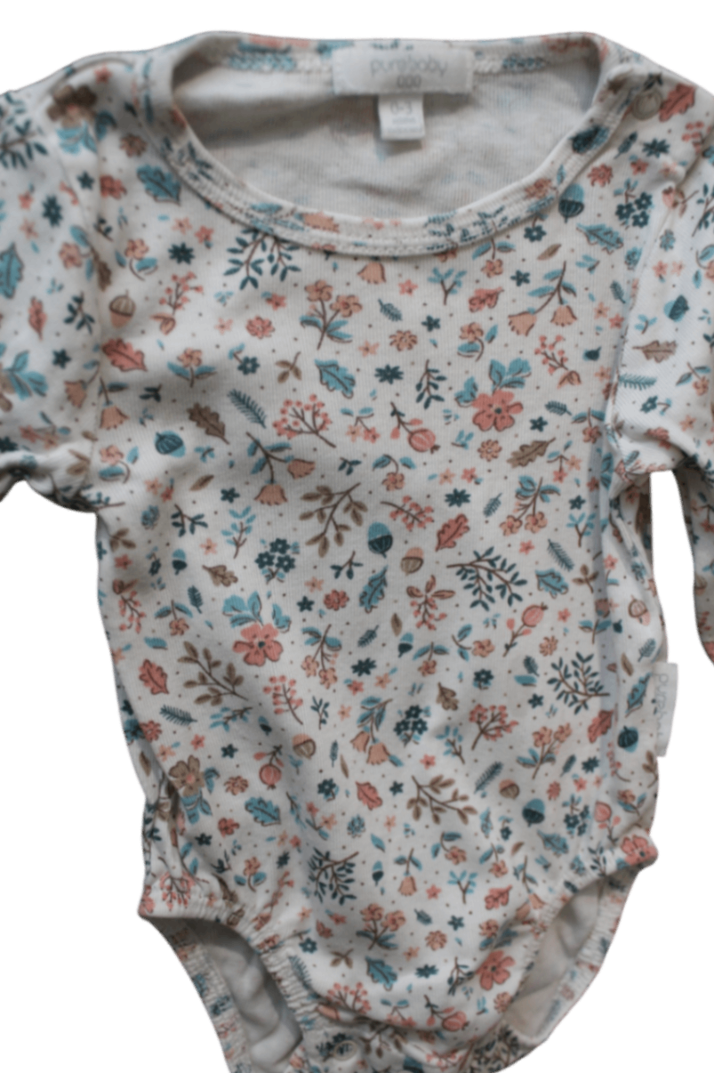 Purebaby Bodysuit, cream, 000