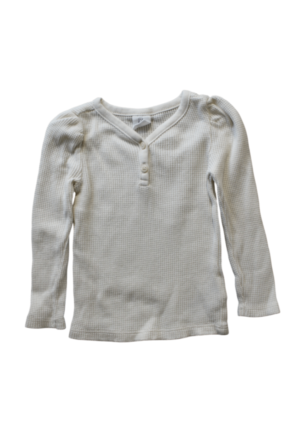 Baby Gap Long-Sleeve T-Shirt, Cream, 2