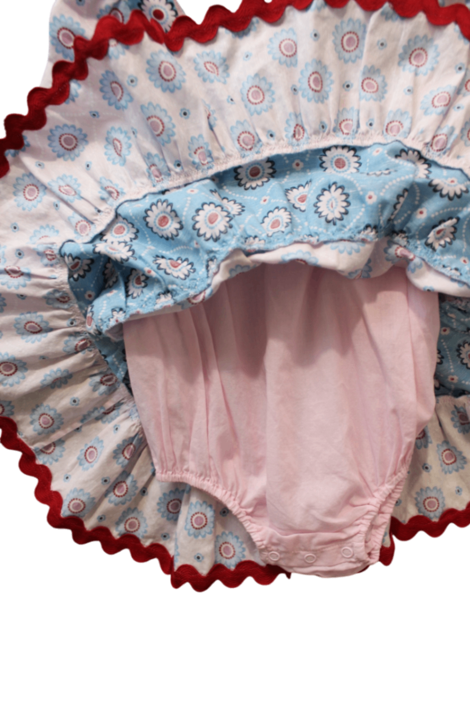 Country Road Dress, Blue/Pink, 2