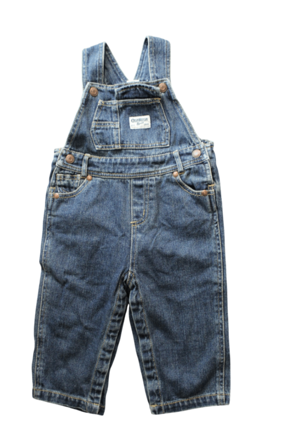 OshKosh B'gosh Overalls, dark denim, 1