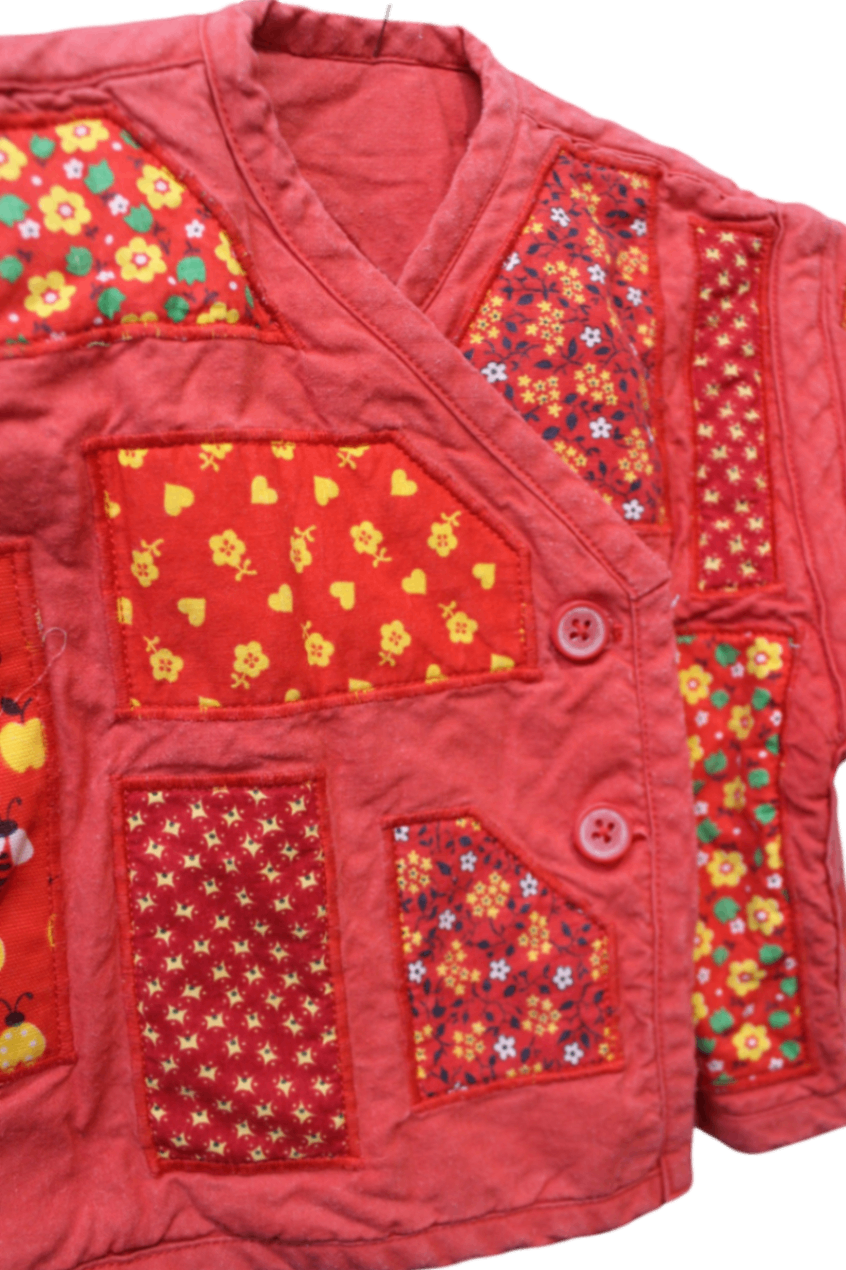 unbranded Jacket, Red patchwork, 0?