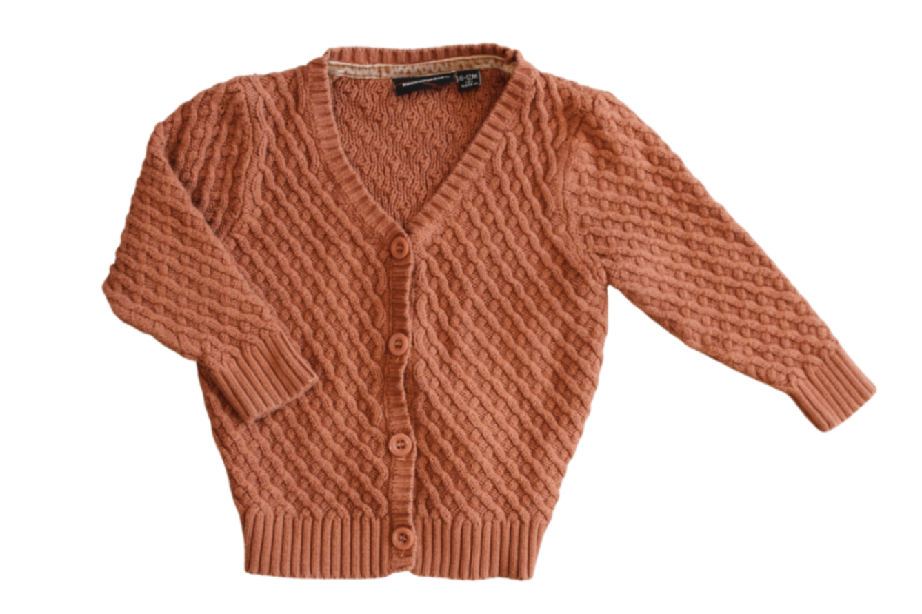 Rock Your Baby Cardigan, Brown, 0