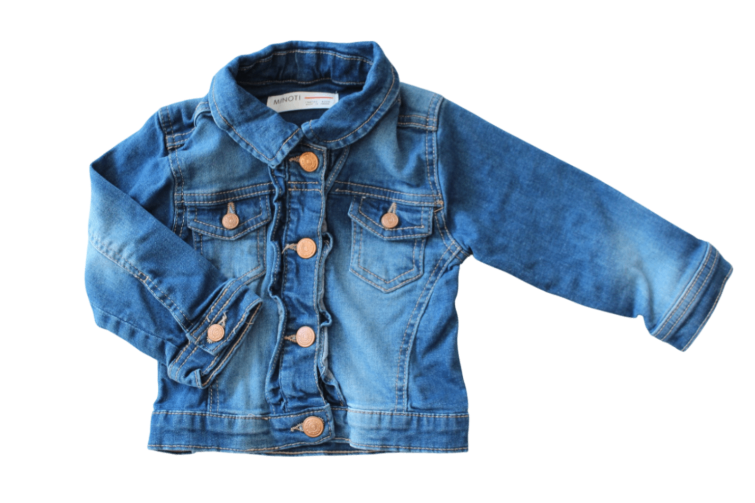 Minoti Jacket, blue denim, 1