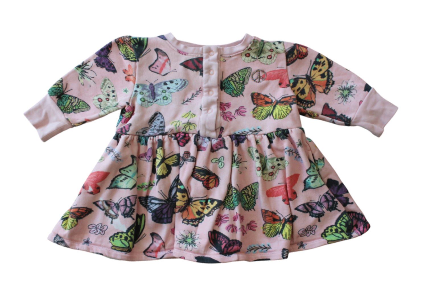 Kip&Co Dress, pink/butterflies, 2