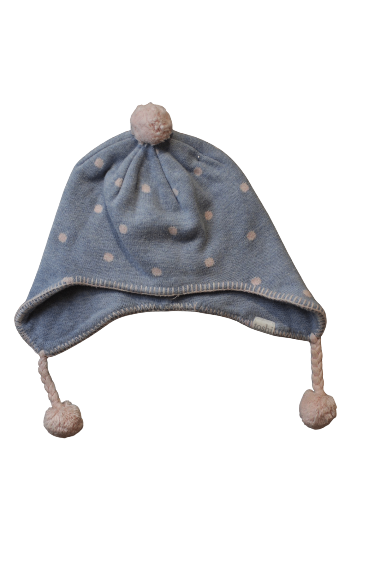 Toshi Hat, Blue and Pink, One Size