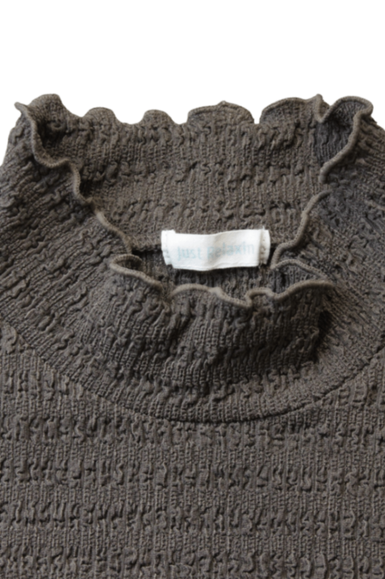 Just Relaxin Nursing Top, Brown, Small/10