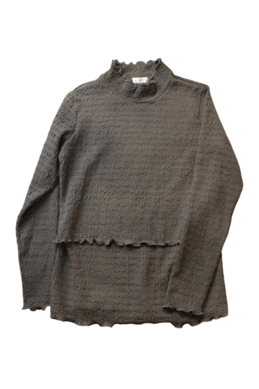 Just Relaxin Nursing Top, Brown, Small/10
