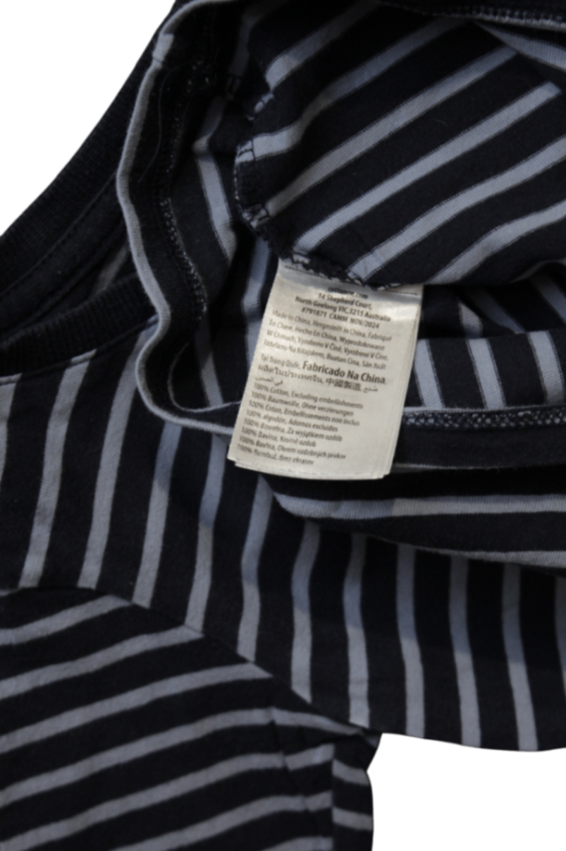 Cotton On Baby Long-Sleeve T-Shirt, Navy and white, 18-24 months / 2