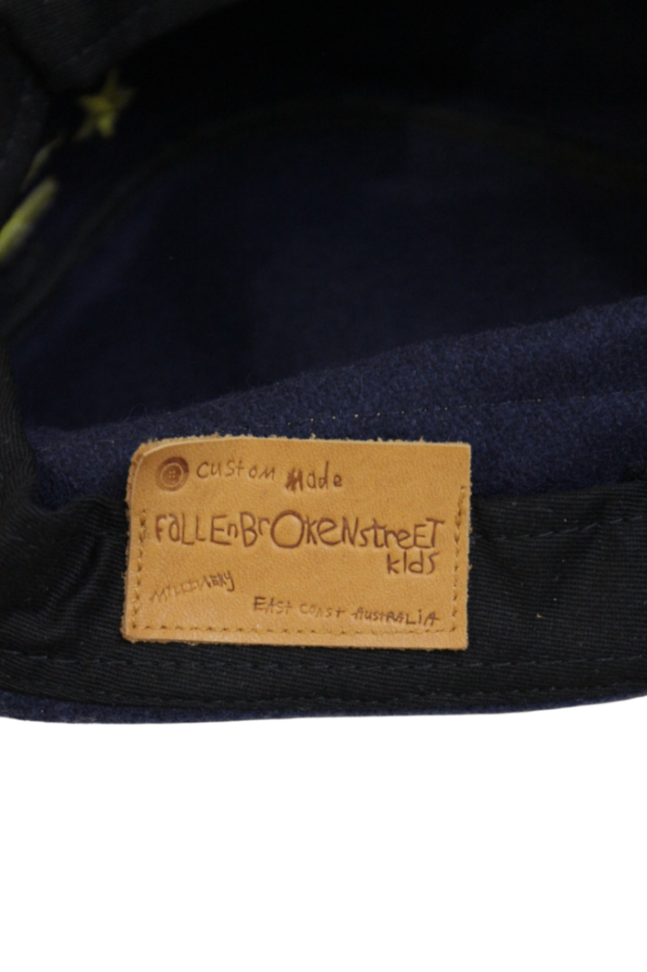 Fallen Broken Street Hat, Navy blue, red and yellow, 3-5Y