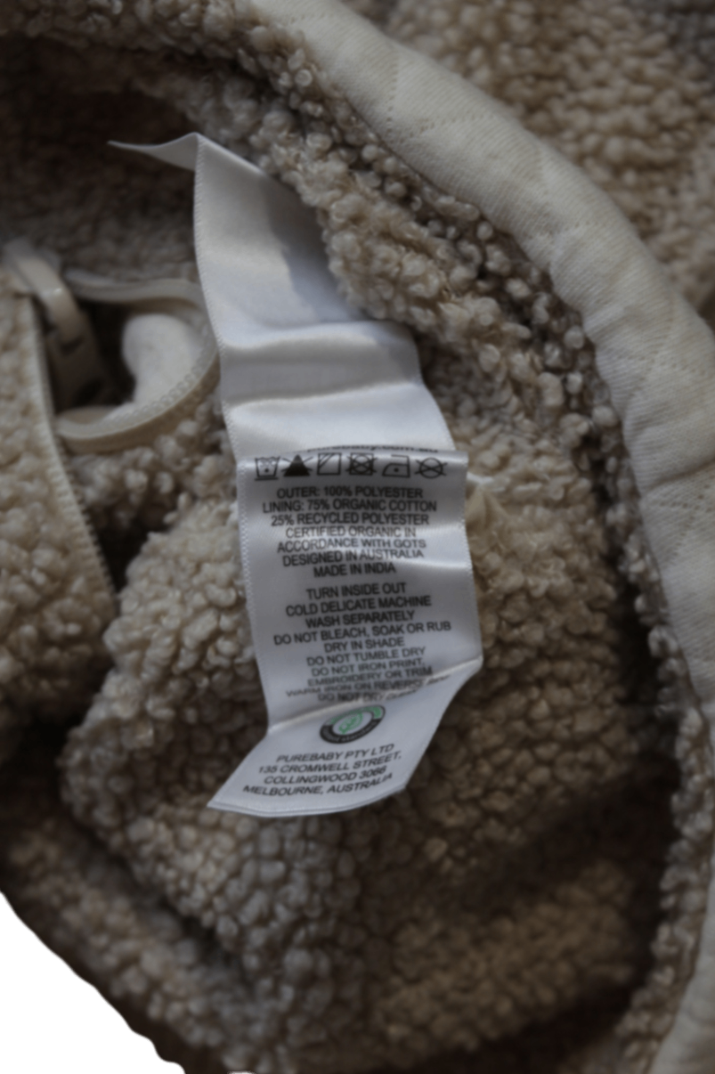 Purebaby Jacket, Cream, 12-18 months