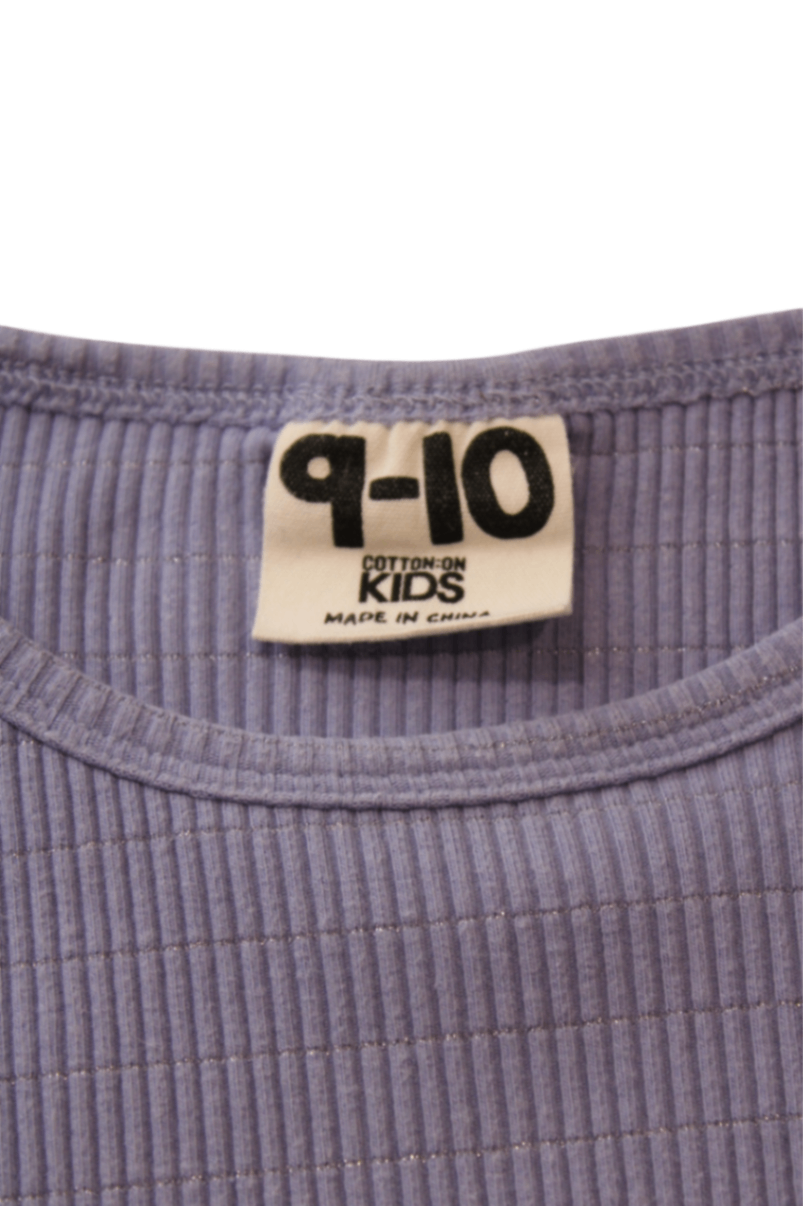 Cotton On Kids Long-Sleeve T-Shirt, Light Purple, 9-10