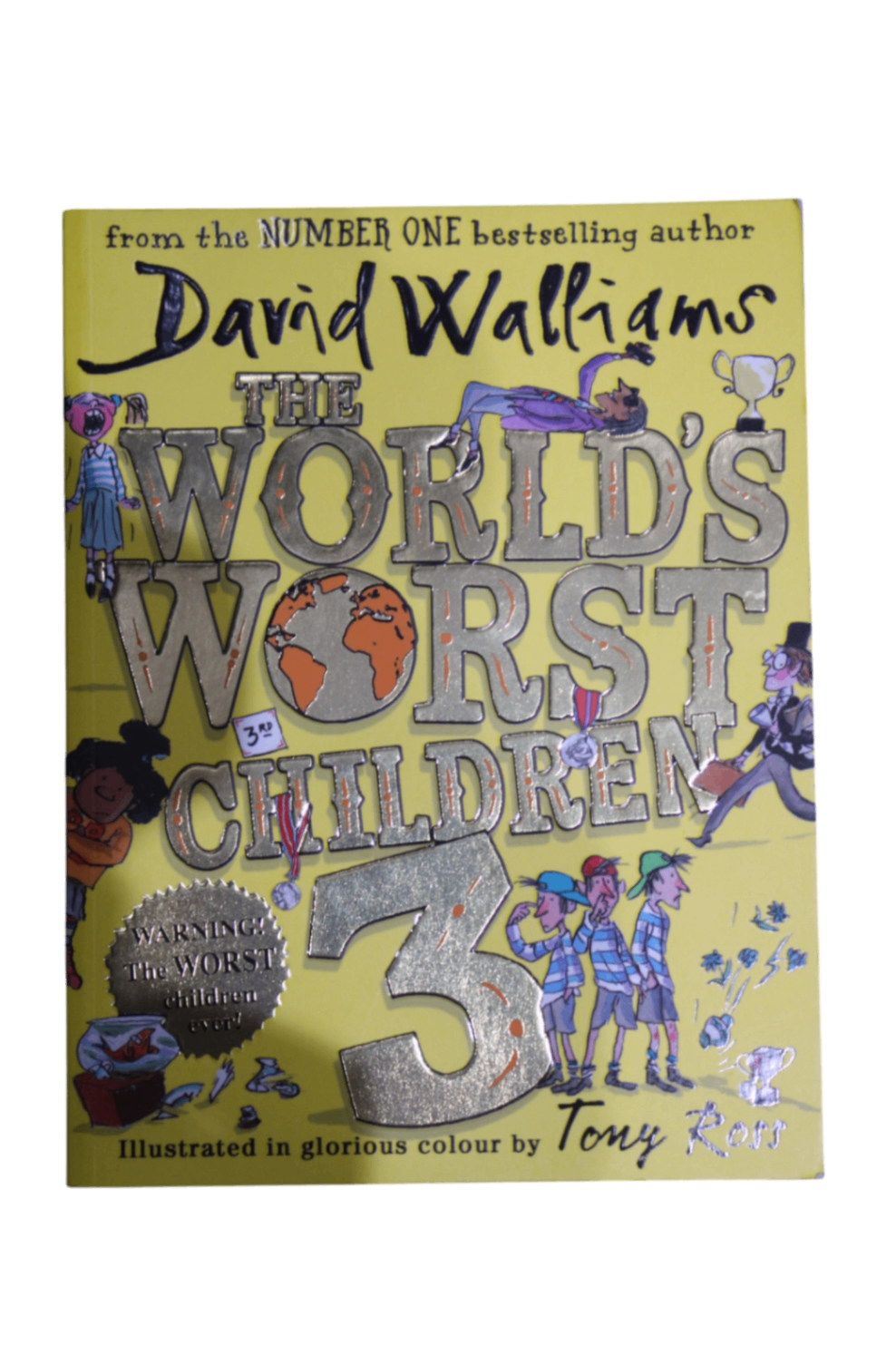 David Walliams Book, Yellow, Paperback