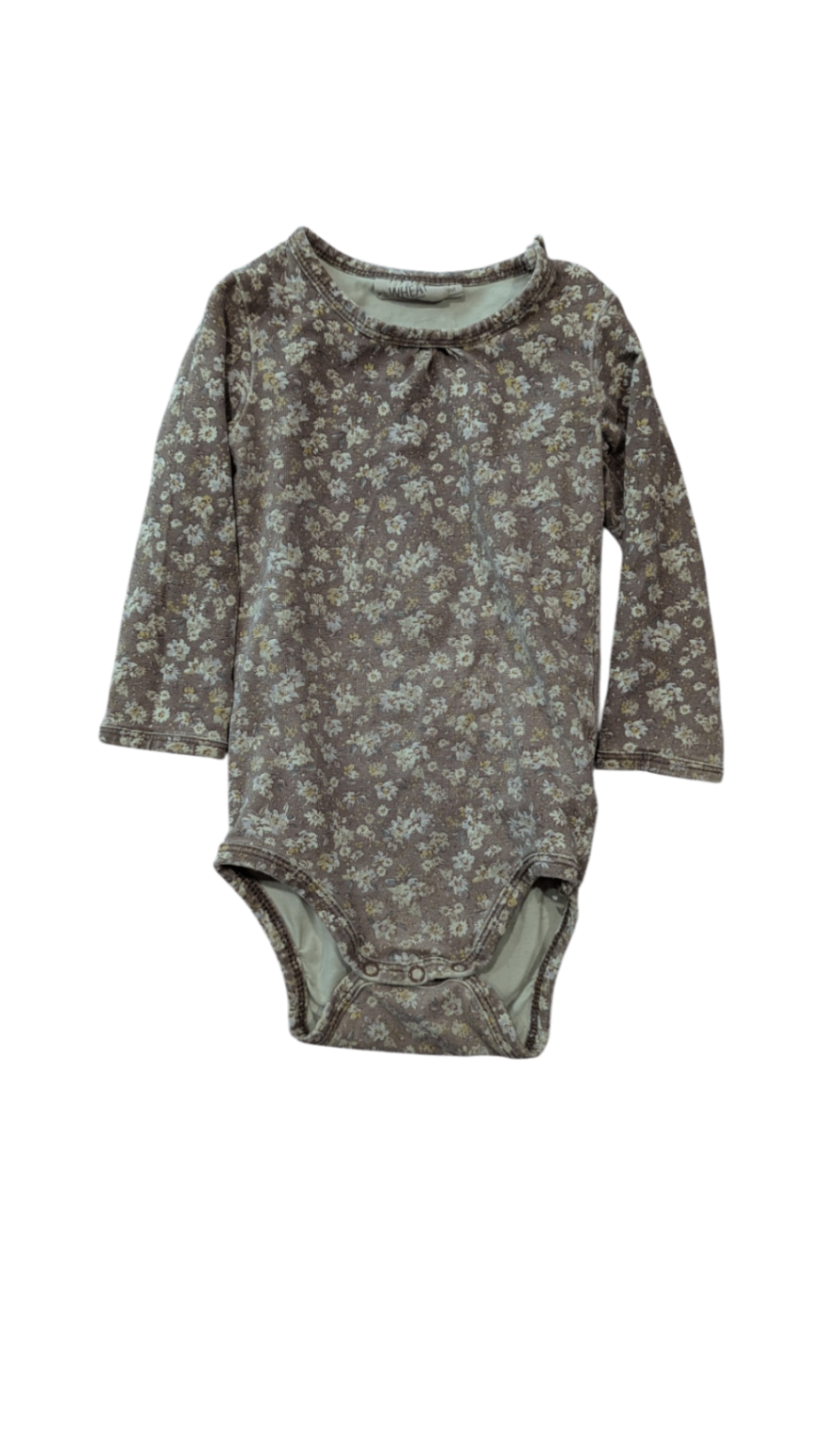 Wheat Bodysuit, Brown, 6-9M