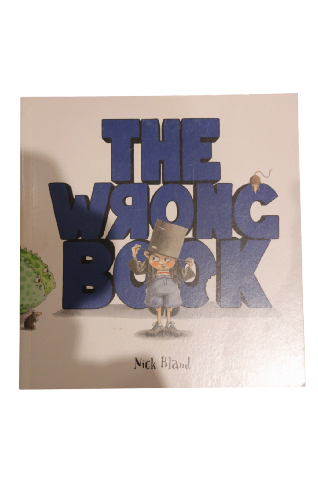 Nick Bland Book, White and blue,