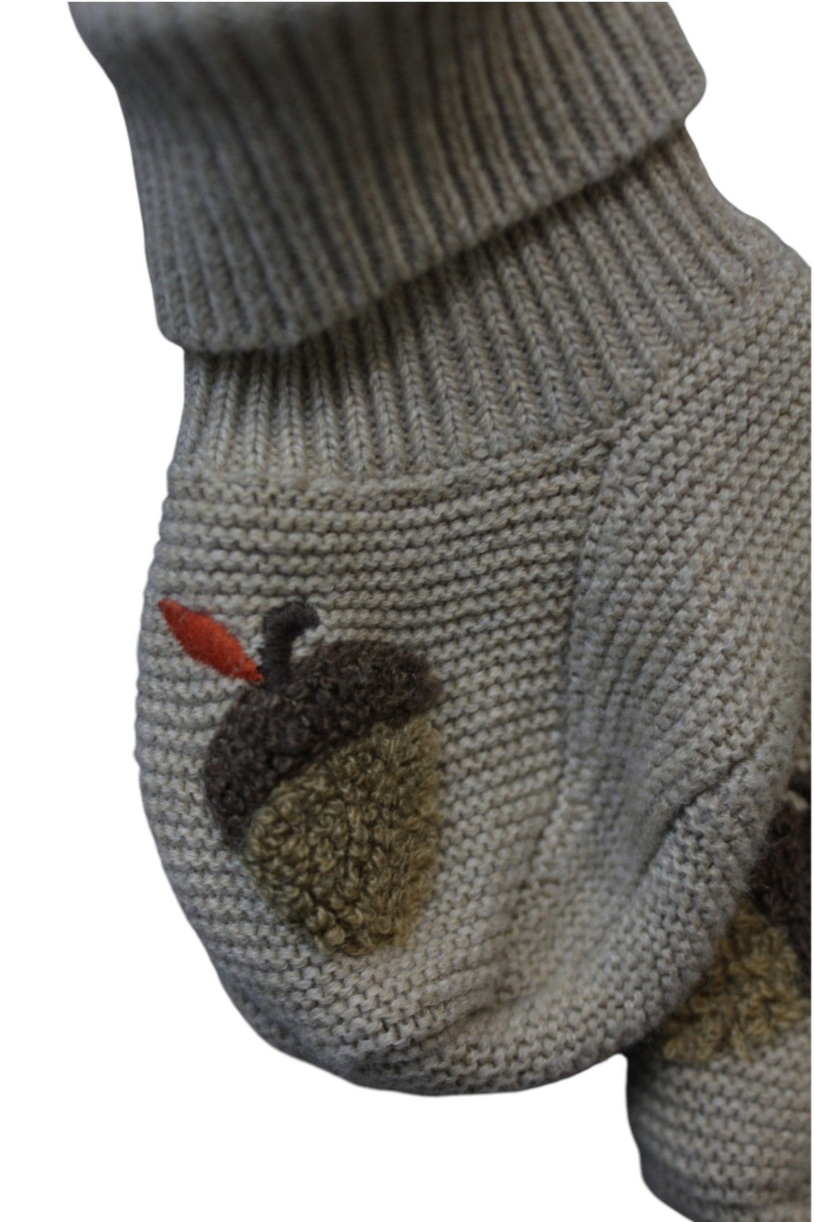 Purebaby Booties, brown, 6-12m