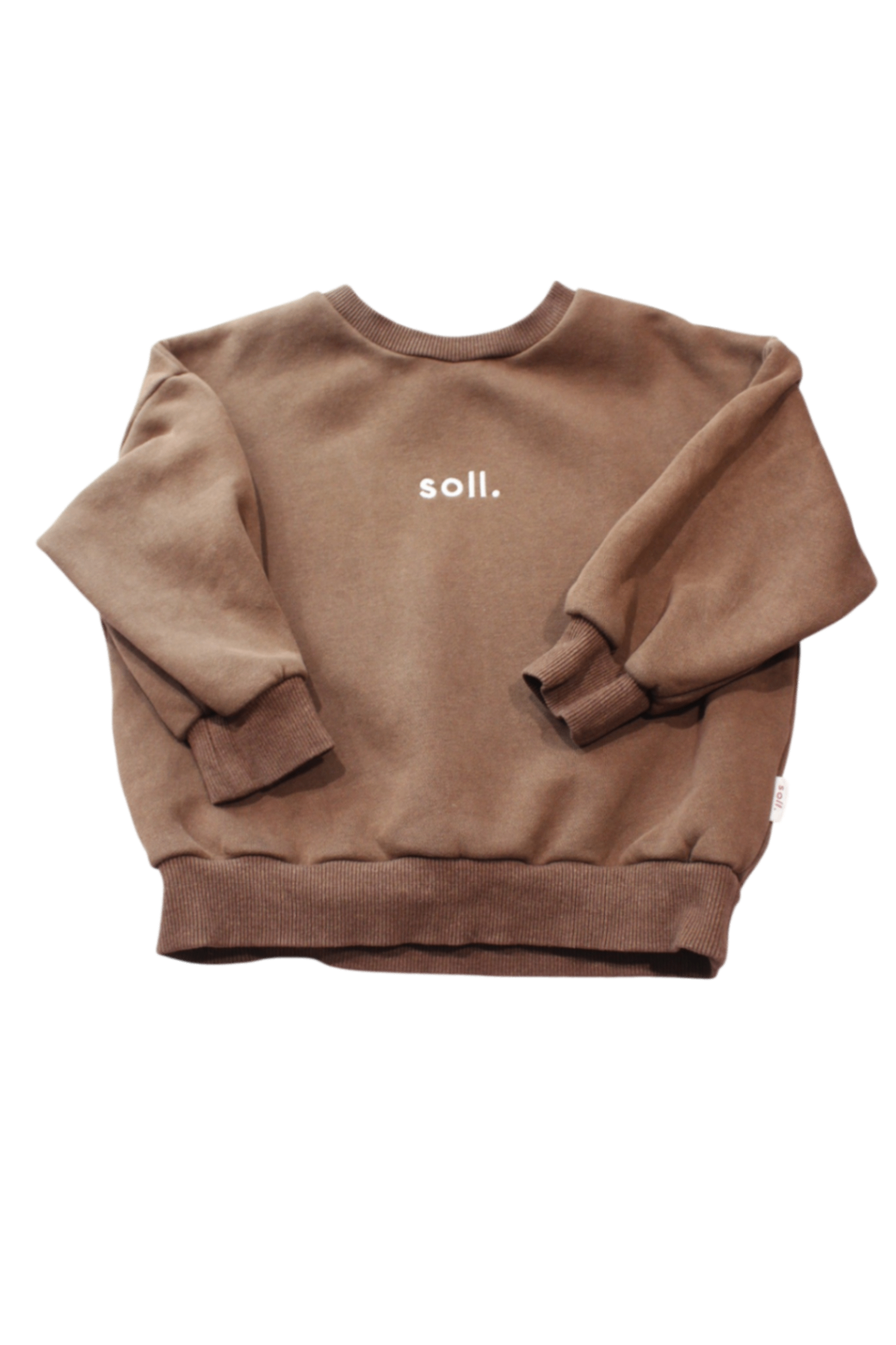 Soll. The Label Jumper, Brown, 4