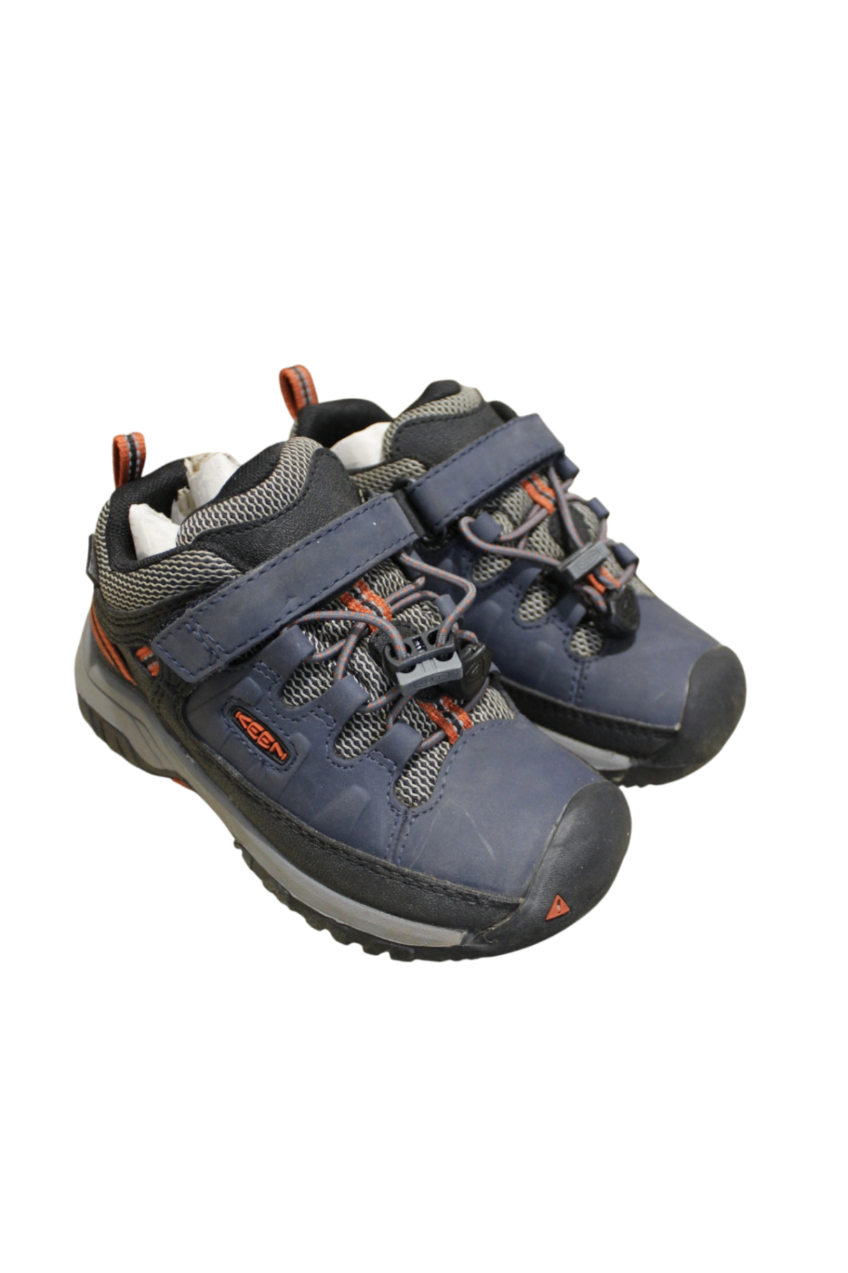 Keen Shoes, Navy blue, black and orange, US 9