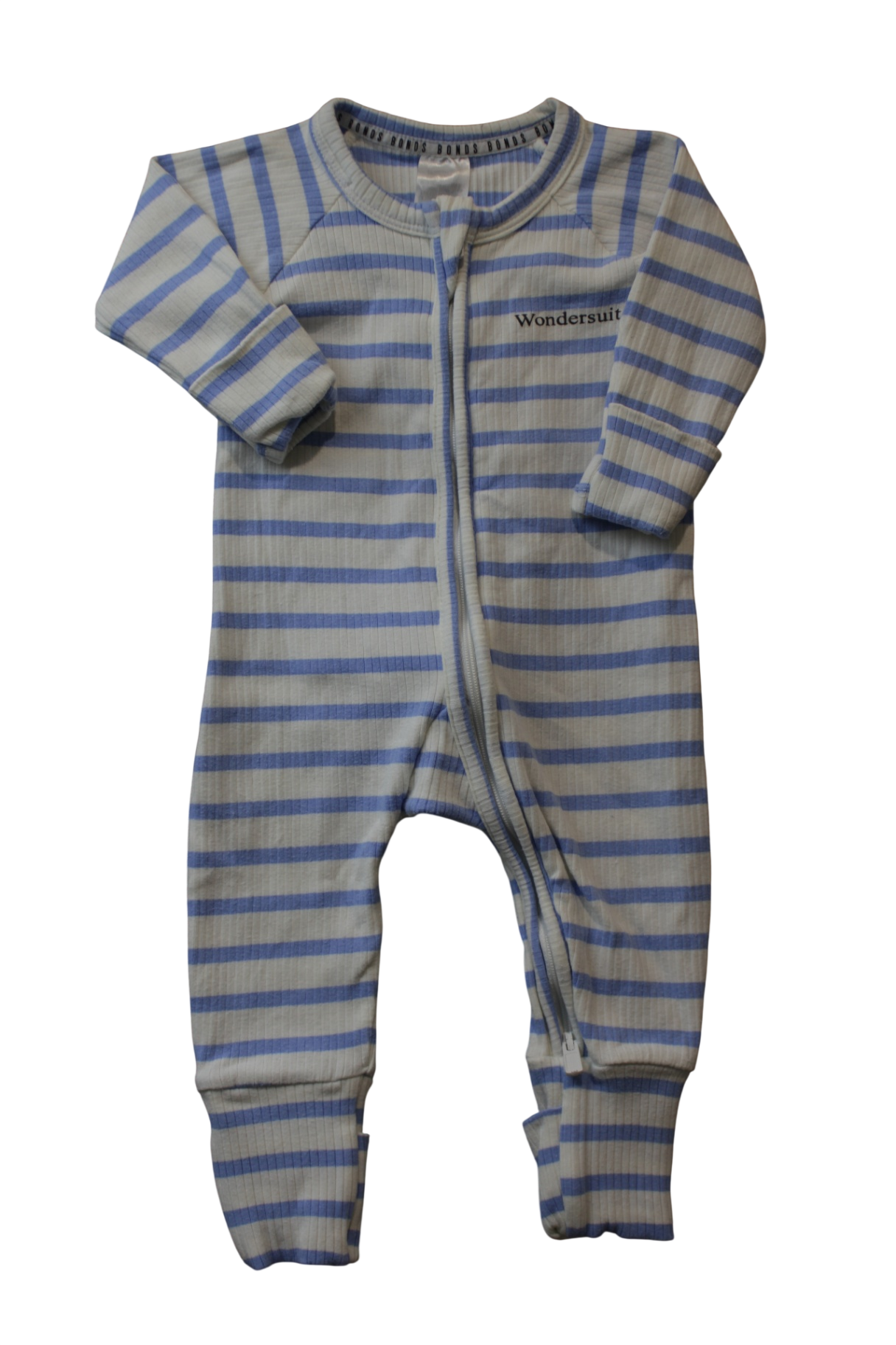 Bonds Jumpsuit, blue stripe, 000