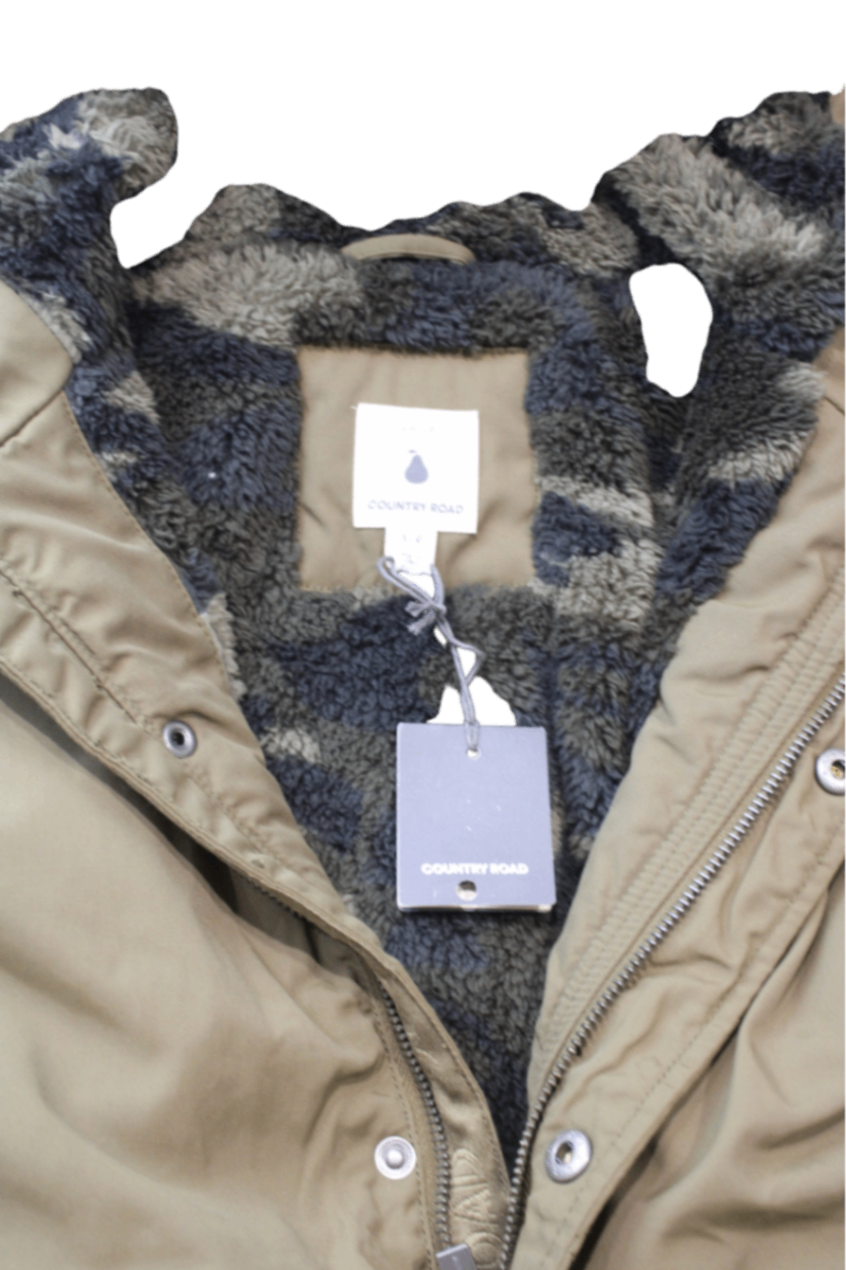 Country Road Jacket, Khaki, 8-9