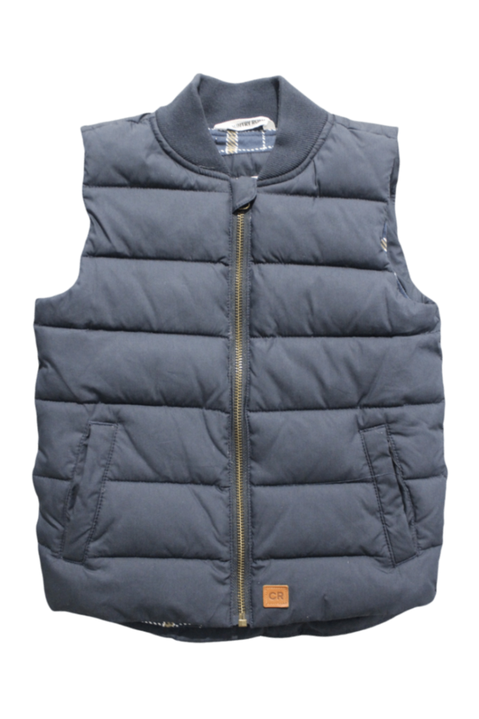 Country Road Puffer Vest, Navy Blue, 5