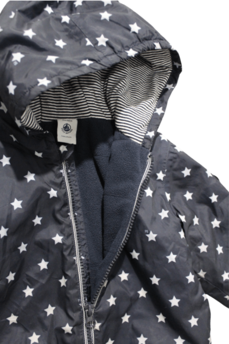 Petit Bateau Jacket, Navy blue/stars, 2