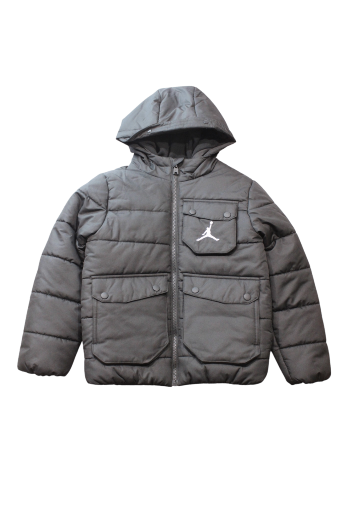 Jordan Puffer Jacket, Black, 8-10