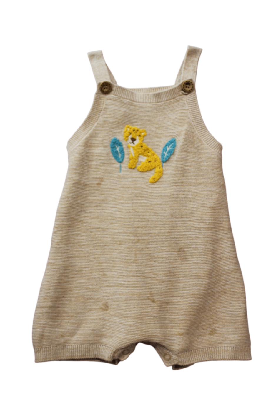 Purebaby Overalls, Beige, 00 / 3-6 months