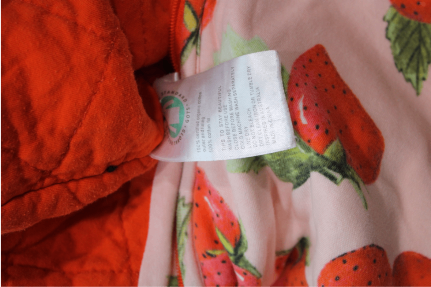 Kip&Co Sleeping Bag, Pink, 3-12M