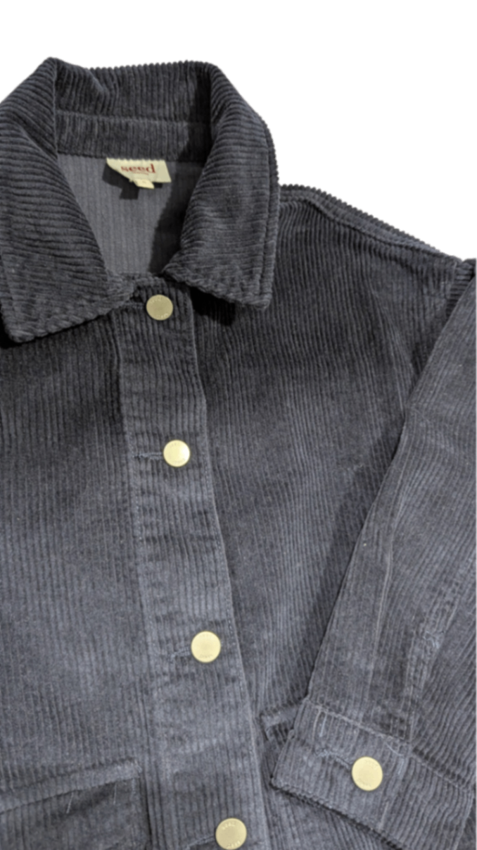 Seed Jacket, Navy Cord, 6