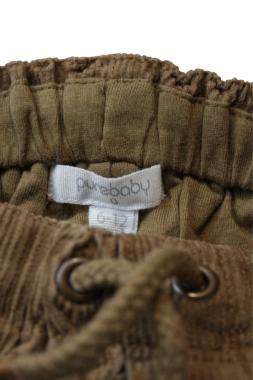 Purebaby Pants, Brown, 6-12