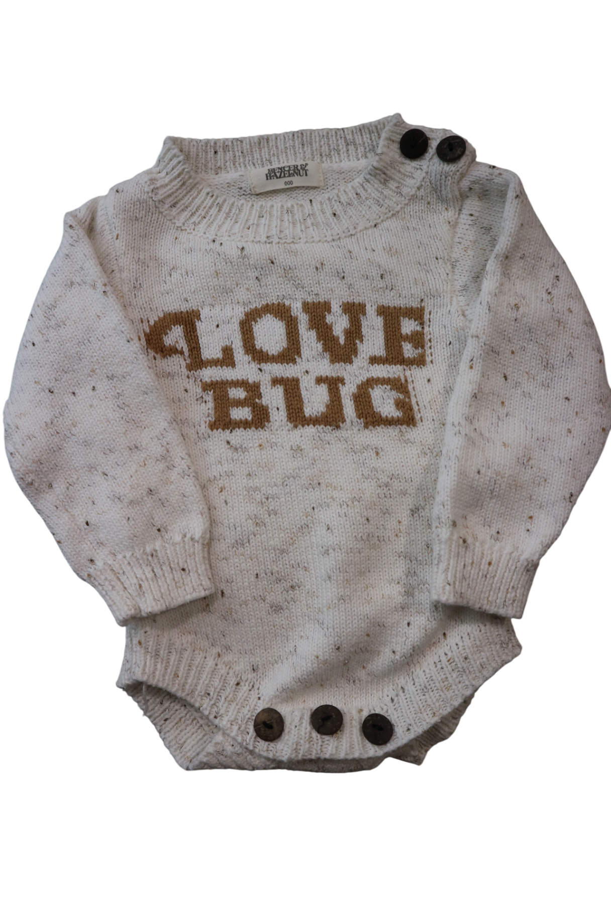Bencer & Hazelnut Knit Bodysuit, 000