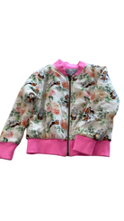 Bella + Lace Jacket, Multicoloured (predominantly white with pink, green, orange, and black accents), 2
