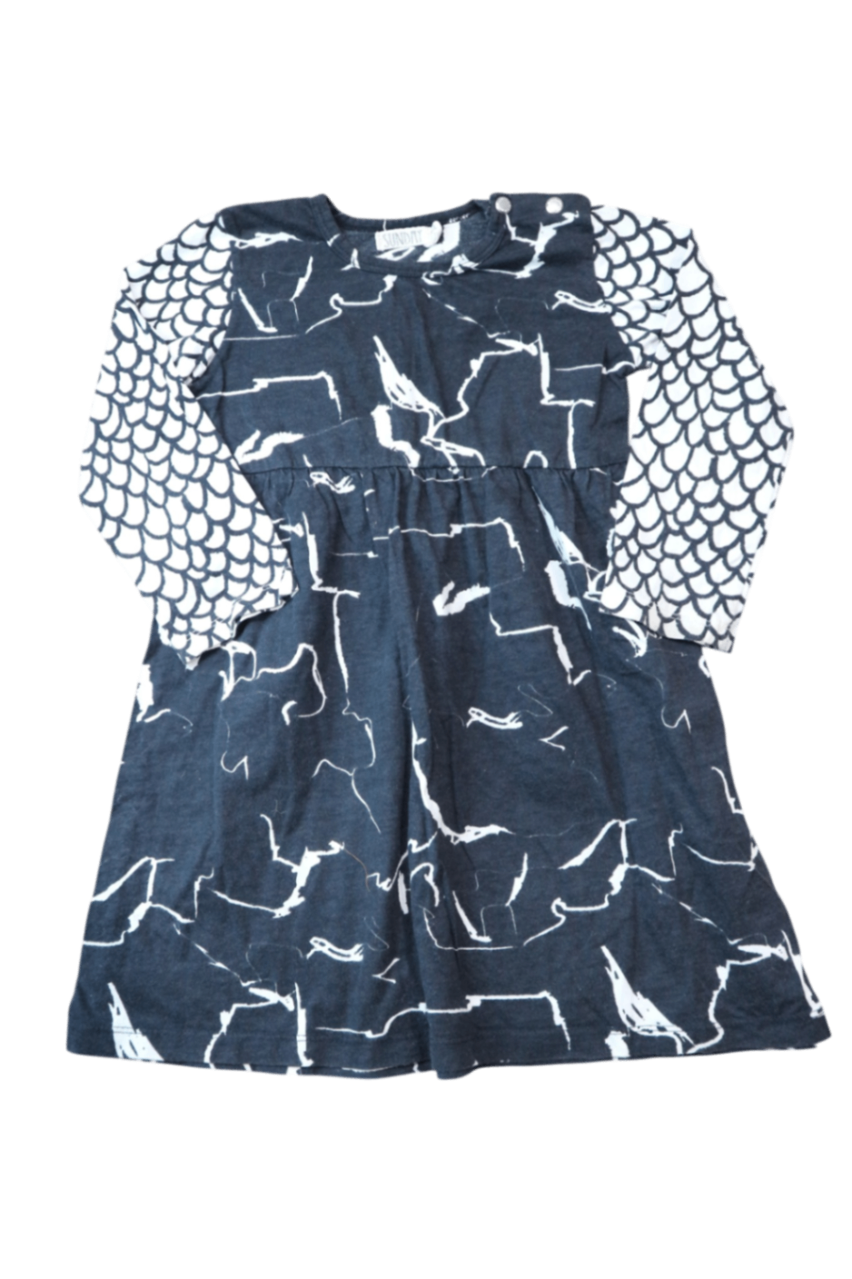 Sunday the Label Dress, black and White, 4-5